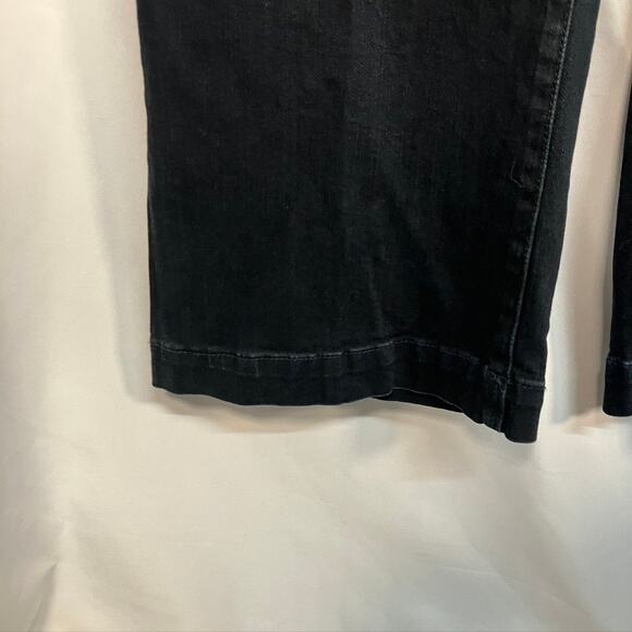 INC International Concepts Wide Leg Slim Tech Fit Womens‎ 14W Black Jeans New - Picture 5 of 15